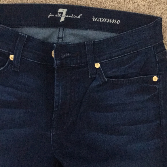 “7 for all man kind” dark blue jeans, size 28,New! - Picture 2 of 8